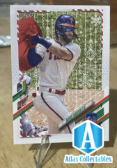 Bryce Harper 2021 Topps Holiday SANTA SACK RARE VARIATION Philadelphia Phillies